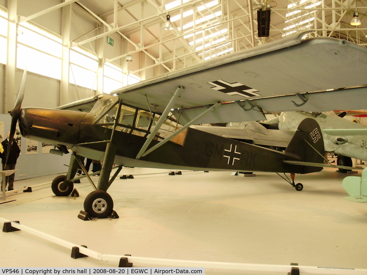 VP546, Fieseler Fi-156C-7 Storch C/N 475081, Fieseler Fi.156 C-7 Storch, RAF Museum