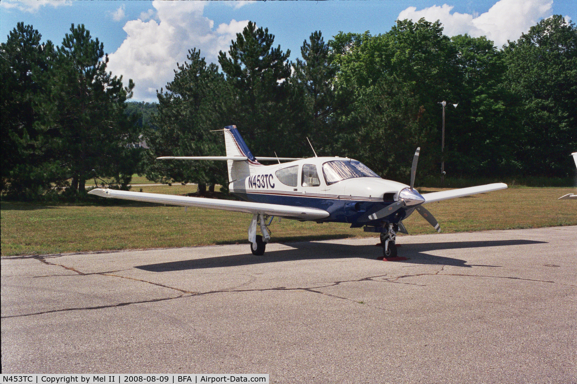 N453TC, 1976 Rockwell International 112A Commander C/N 453, Parked @ Boyne Mountain Airport (BFA)