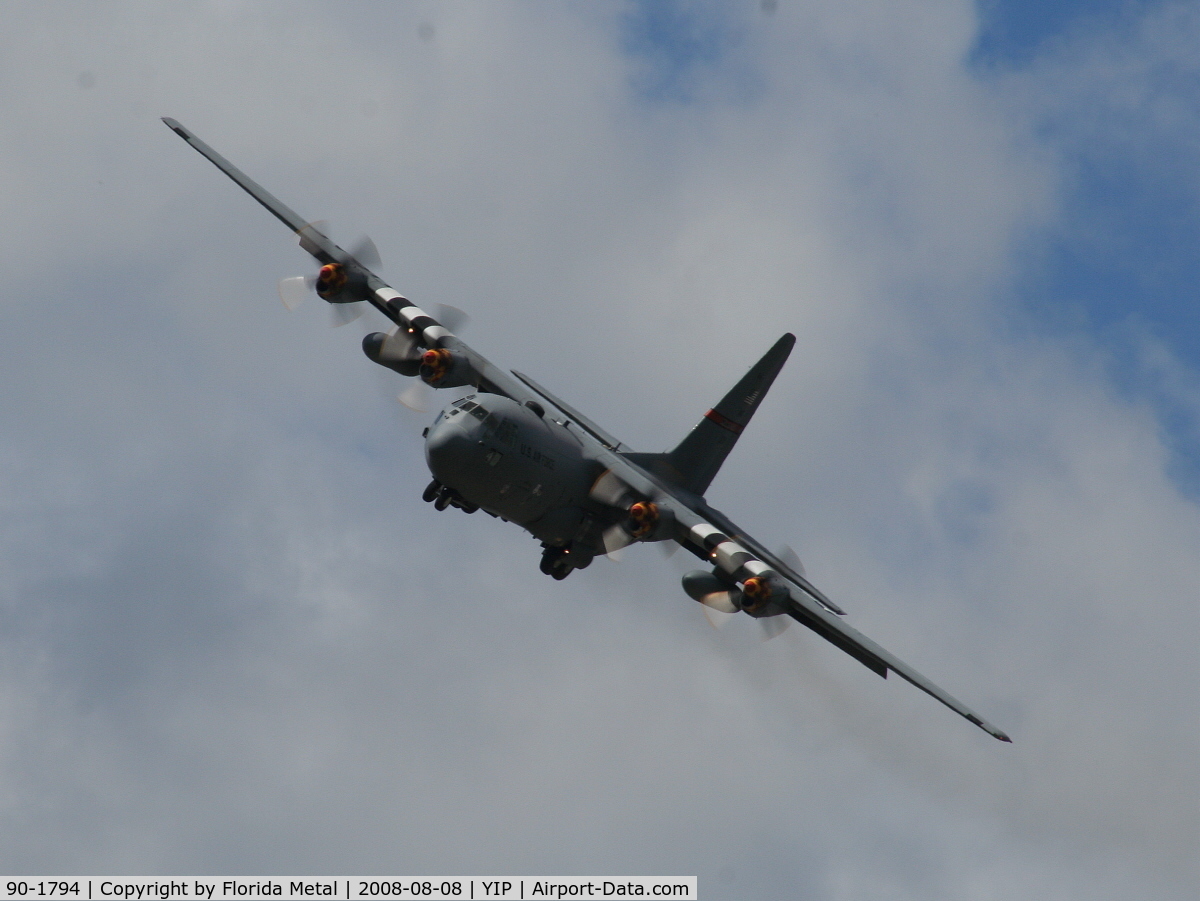 90-1794, 1990 Lockheed C-130H Hercules C/N 382-5247, Lockheed C-130 Hercules of Ohio National Guard