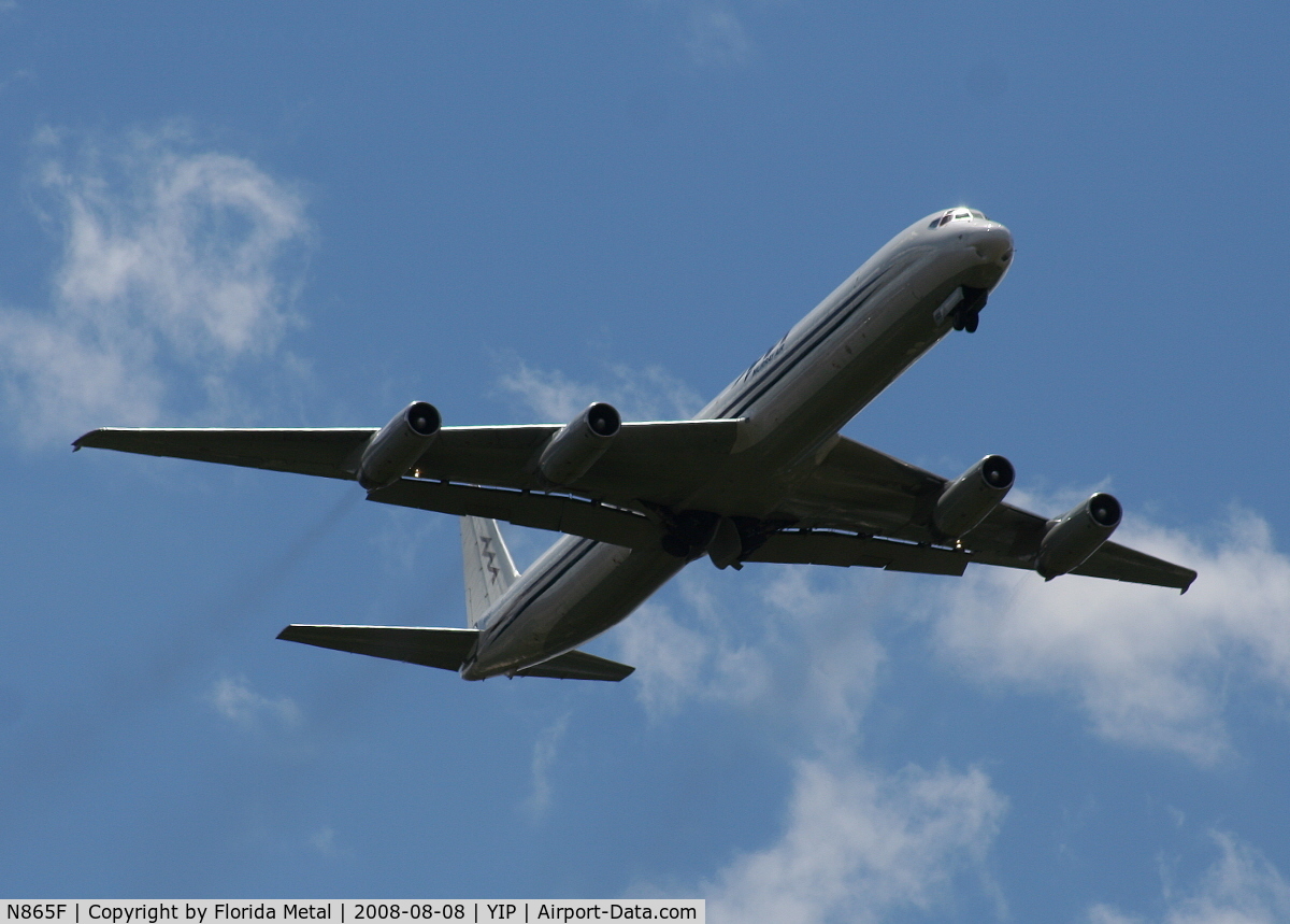 N865F, 1969 Douglas DC-8-63F C/N 46088, Murray DC-8-63F