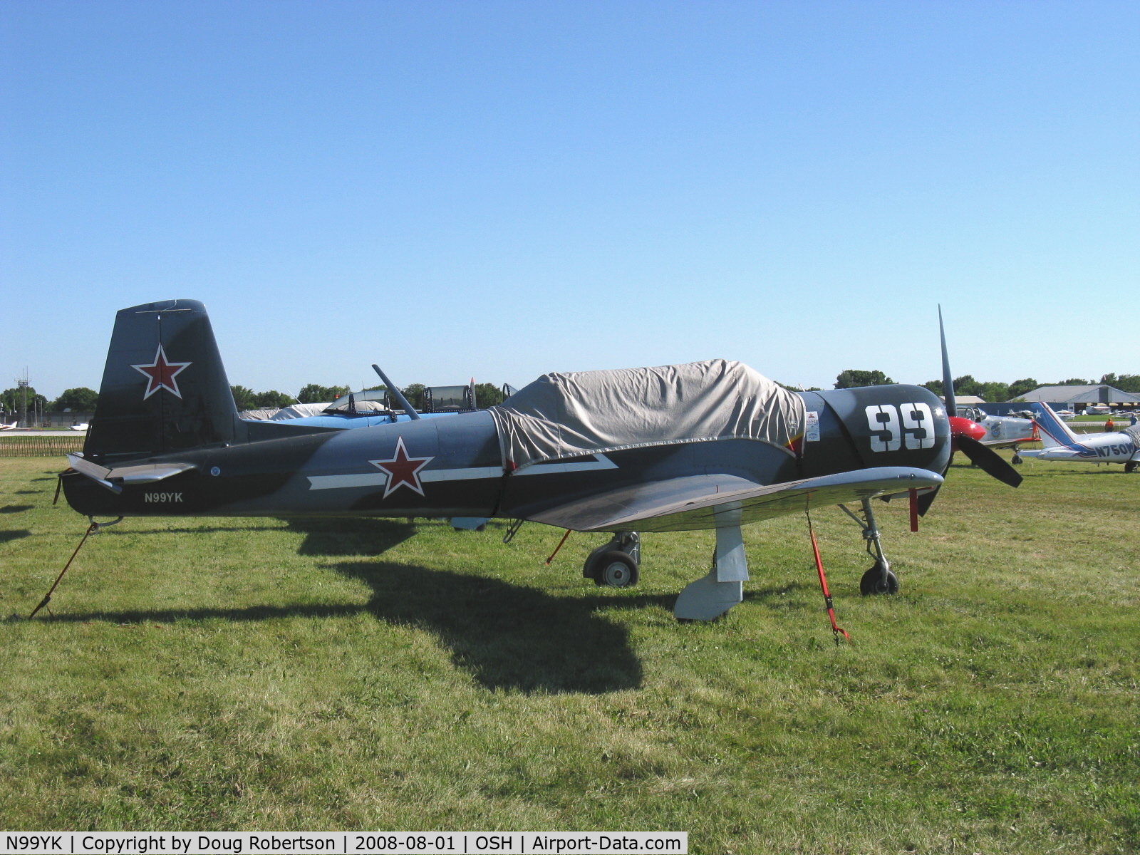 N99YK, 1965 Nanchang CJ-6 C/N 1332010, 1965 Nanchang China YAK-18A, Vedeneev (VOKBM) M-14P 355 Hp, 3 blade prop, Exhibition class