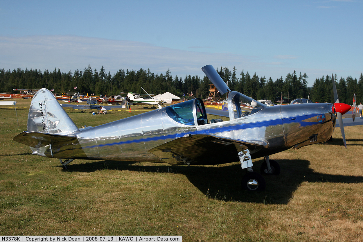 N3378K, 1946 Globe GC-1B Swift C/N 1371, Arlington fly in