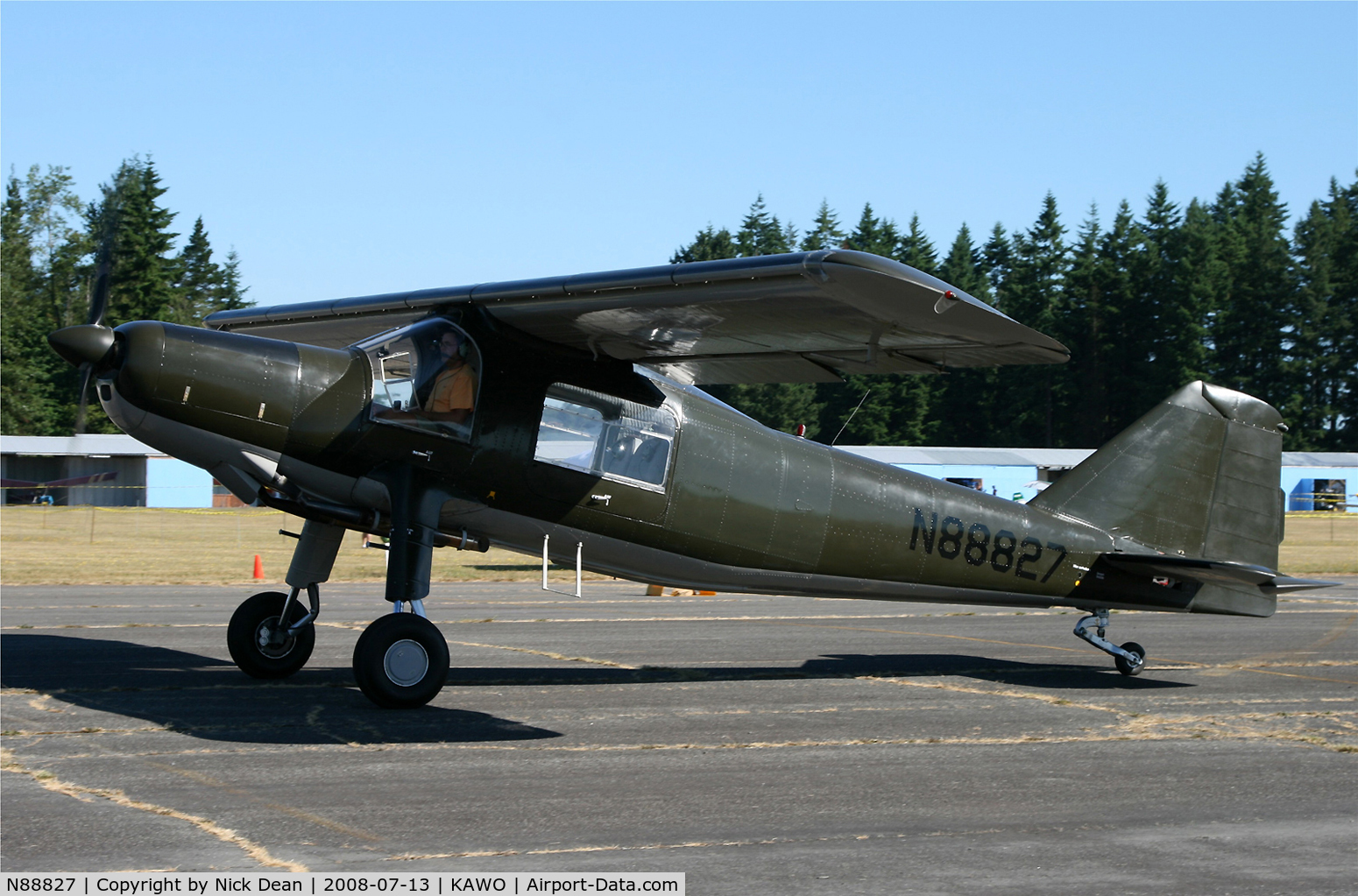 N88827, 1960 Dornier Do-27A-4 C/N 453, Arlington fly in