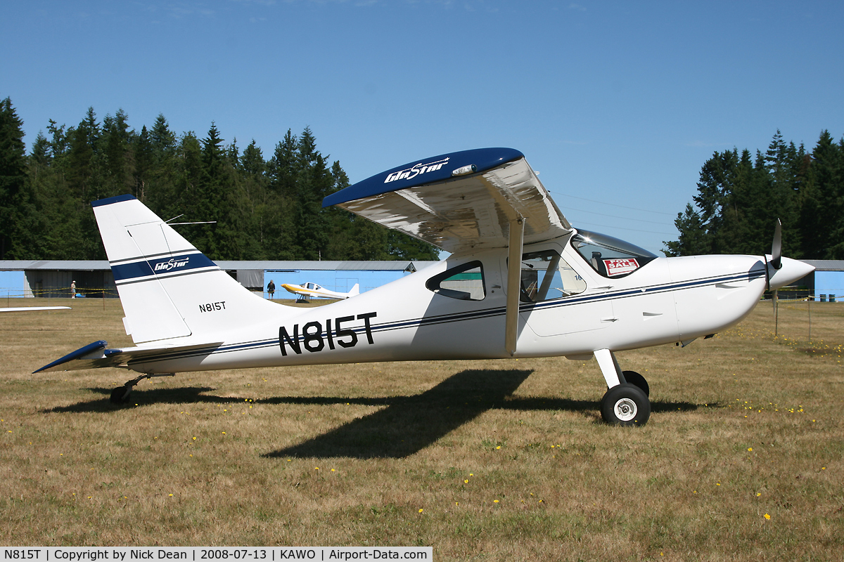 N815T, 1998 Stoddard-Hamilton Glastar C/N 5499, Arlington fly in