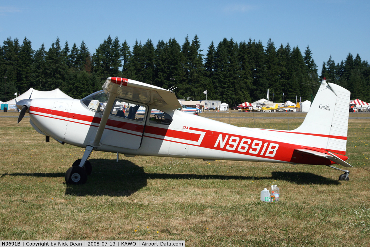 N9691B, 1957 Cessna 180A C/N 32988, Arlington fly in