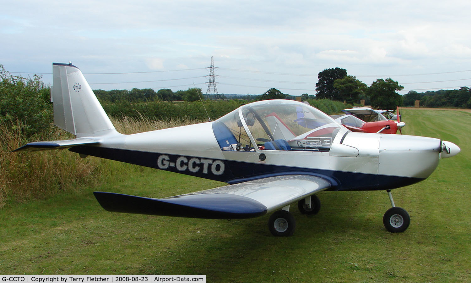 G-CCTO, 2004 Aerotechnik EV-97 Teameurostar UK C/N PFA 315-14136, Eurostar at 2008 Sittles Farm Fly-in