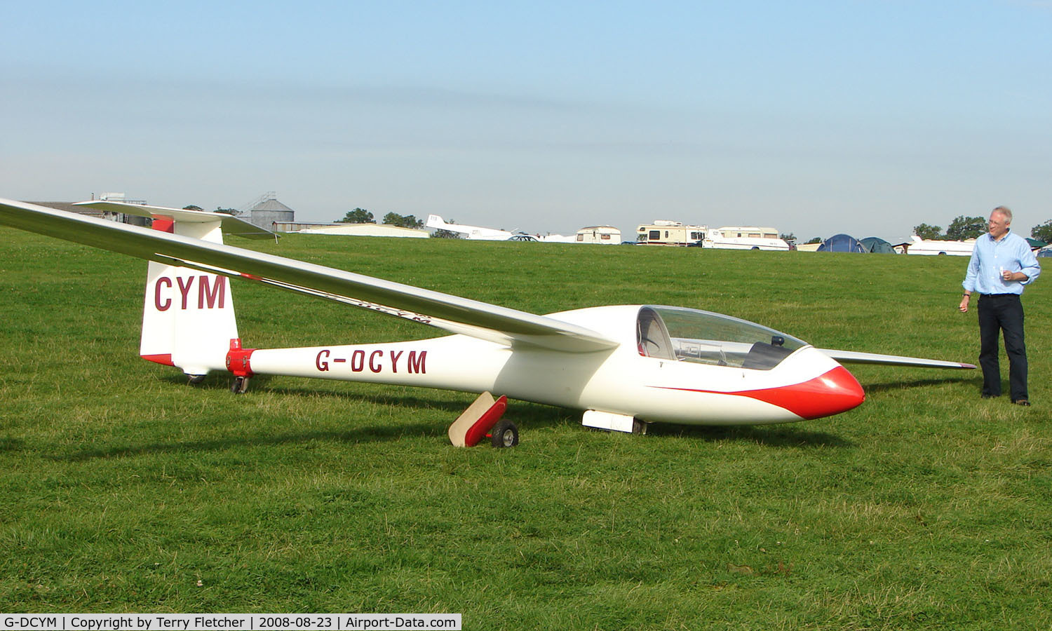 G-DCYM, 1970 Schempp-Hirth Standard Cirrus C/N 48, Competitor in the Midland Regional Gliding Championship at Husband's Bosworth