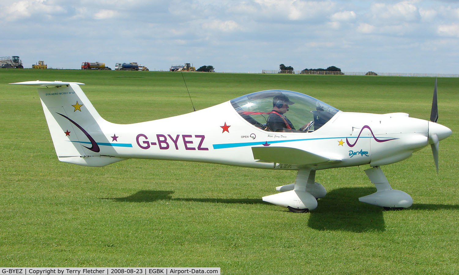 G-BYEZ, 1999 Dyn'Aero MCR-01 UL C/N PFA 301-13185, Visitor to Sywell on 2008 Ragwing Fly-in day