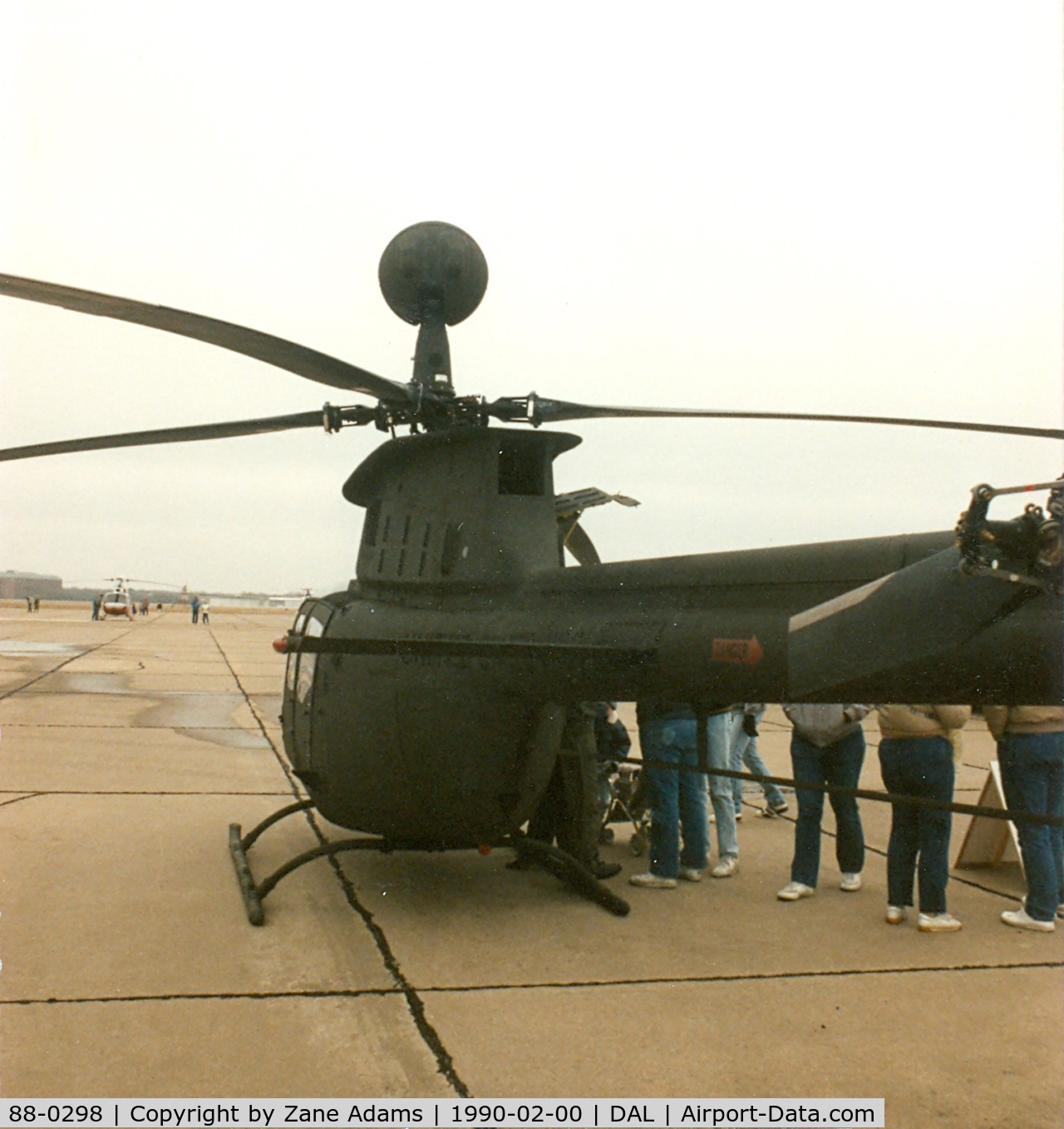 88-0298, 1988 Bell OH-58D Kiowa Warrior C/N 43154, At Dallas Love Field