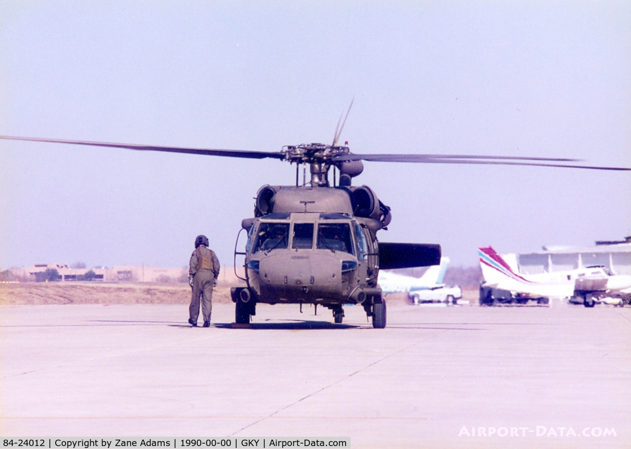 84-24012, 1984 Sikorsky UH-60A Black Hawk C/N 70.976, At Arlington Municipal