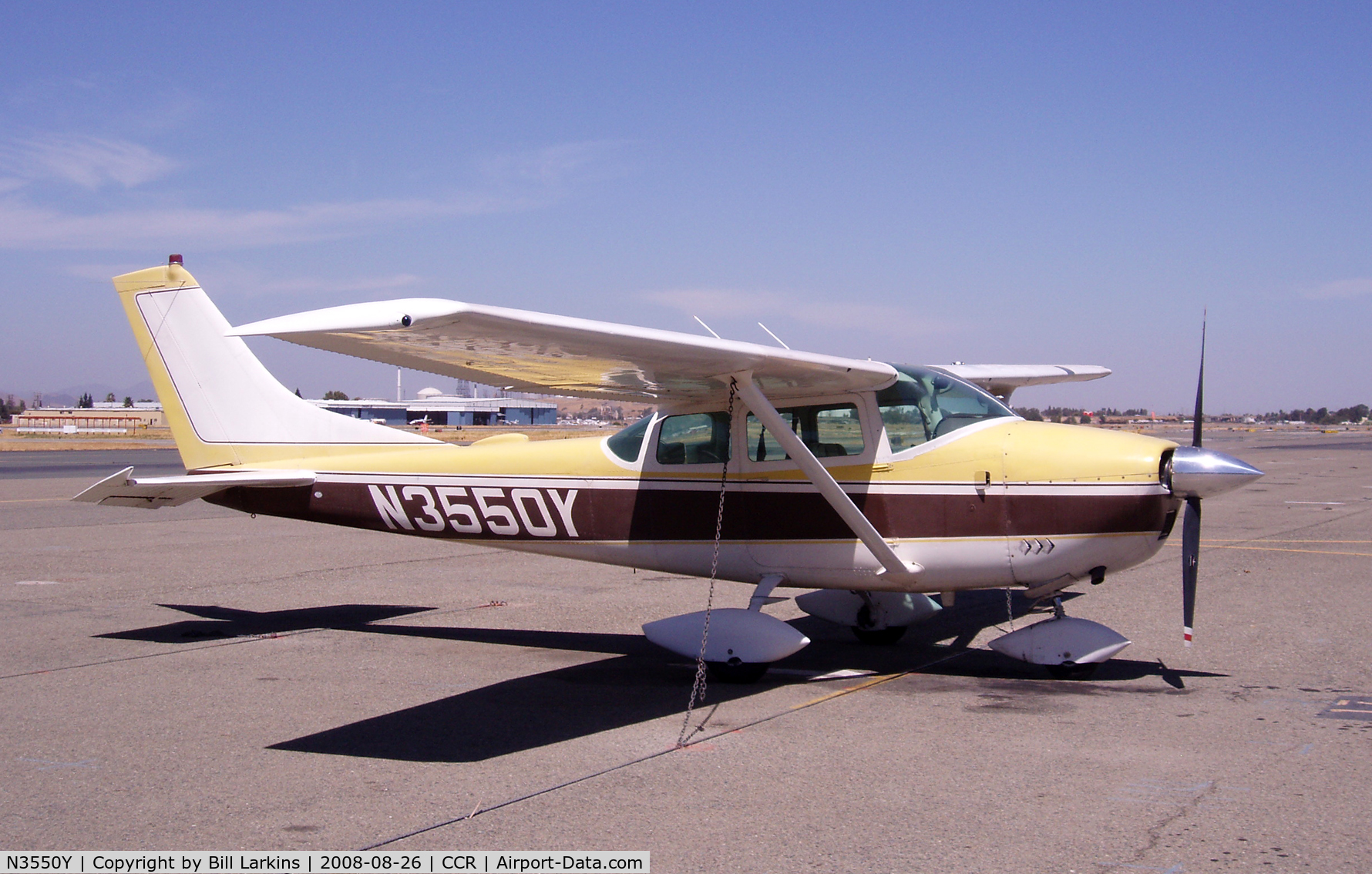 N3550Y, 1962 Cessna 182F Skylane C/N 18254450, Visitor from Fairfield
