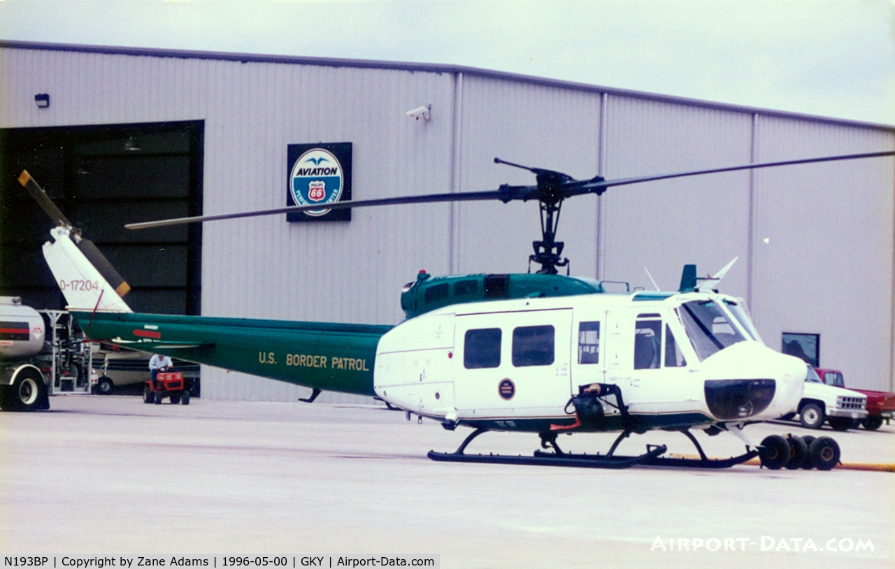 N193BP, Bell UH-1H Iroquois C/N 9402 (67-17204), At Arlington Municipal