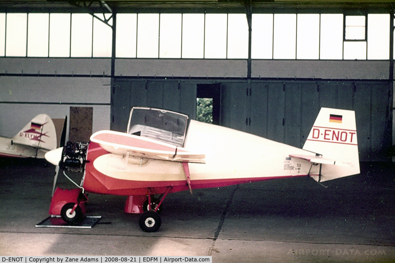 D-ENOT, Tipsy T-66 Nipper 1 C/N 20, At Nueostheim, Germany @ 1961