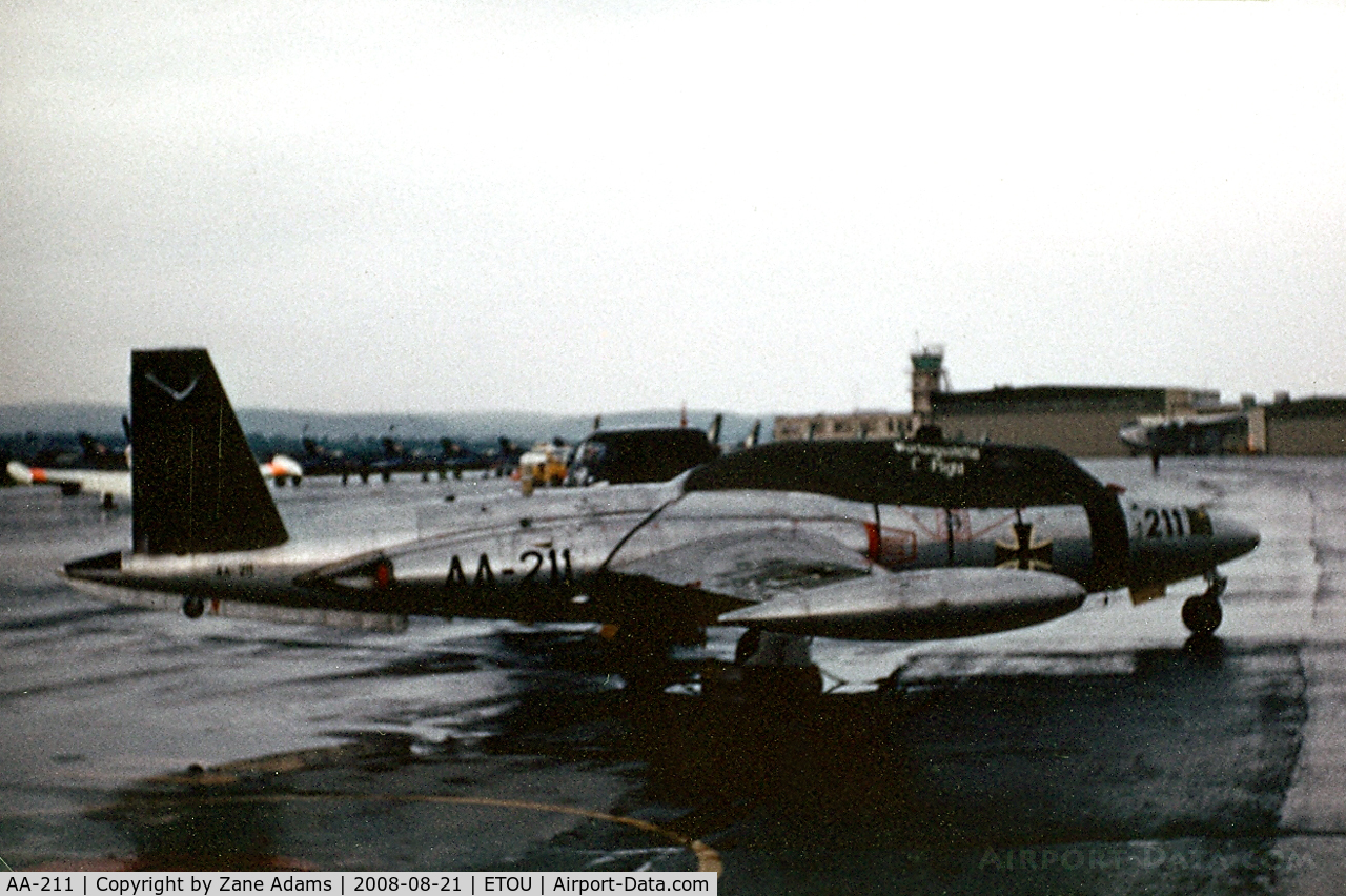 AA-211, Fouga CM-170 Magister C/N 111, Wiesbaden 1961