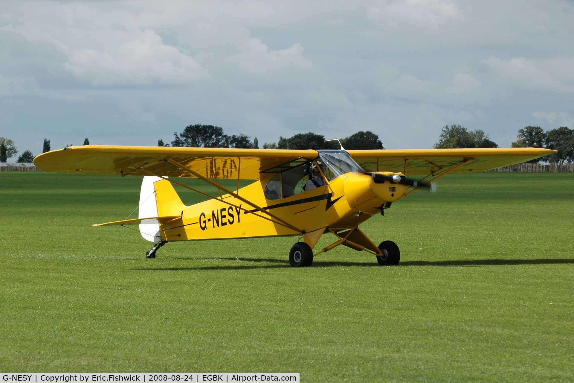 G-NESY, 1960 Piper PA-18 Super Cub C/N 18-7482, 3. G-NESY at the Sywell Airshow 24 Aug 2008