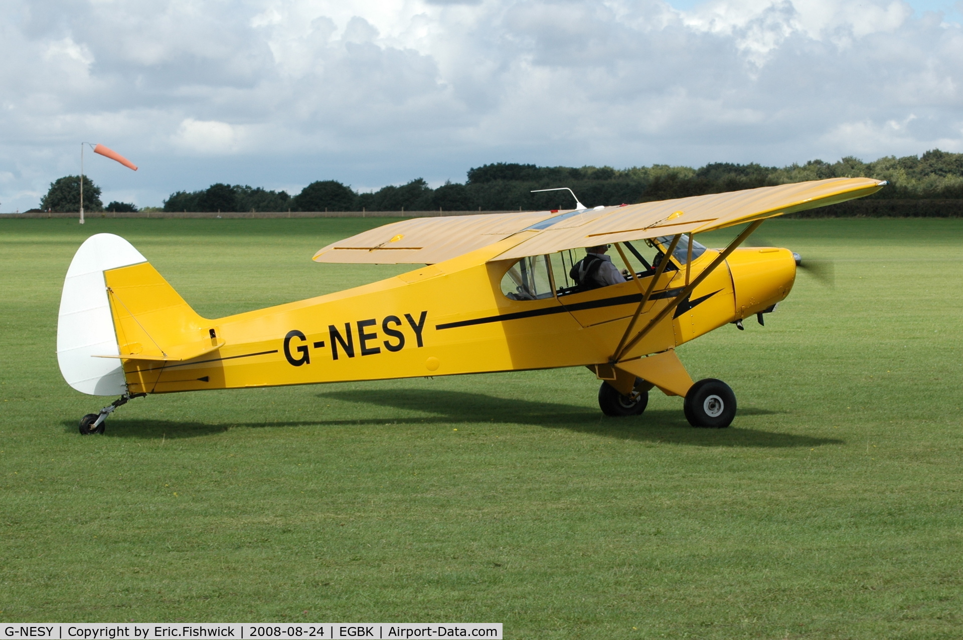 G-NESY, 1960 Piper PA-18 Super Cub C/N 18-7482, 2. G-NESY at the Sywell Airshow 24 Aug 2008