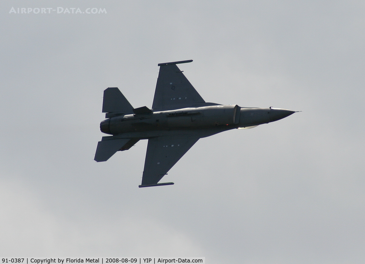91-0387, 1991 General Dynamics F-16CM Fighting Falcon C/N CC-85, F-16C Falcon