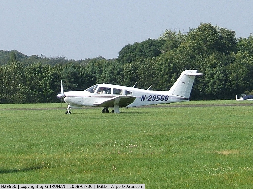 N29566, 1979 Piper PA-28RT-201 Arrow IV C/N 28R-7918146, Not a great photo - just landed and headed back to parking