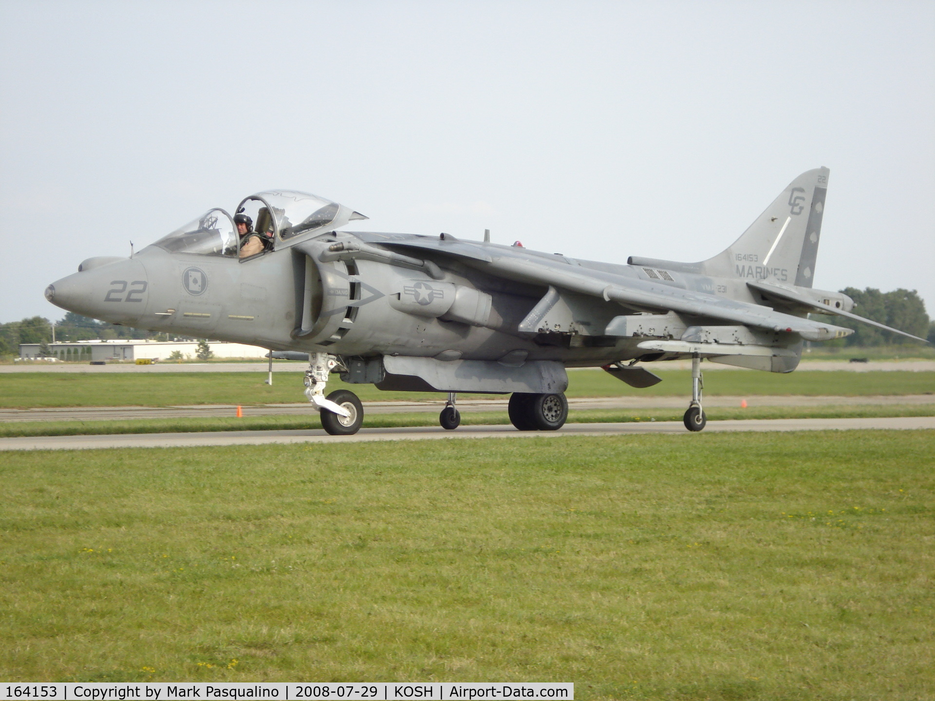 164153, McDonnell Douglas AV-8B Harrier II C/N 226, AV-8B Harrier II