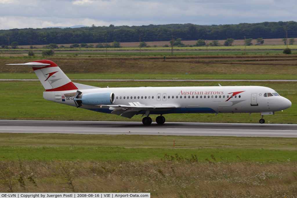 OE-LVN, 1991 Fokker 100 (F-28-0100) C/N 11367, Fokker 100