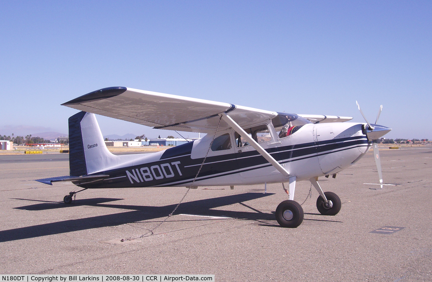 N180DT, 1954 Cessna 180 C/N 31023, right side