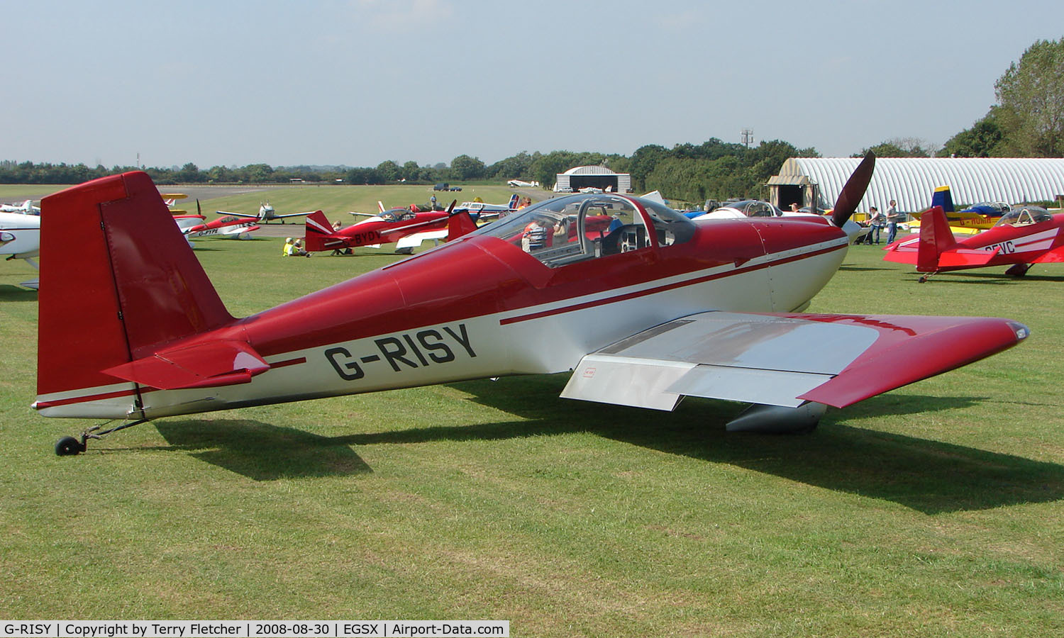 G-RISY, 2008 Vans RV-7 C/N PFA 323-14320, Participant in the 2008 RV Fly-in at North Weald Uk
