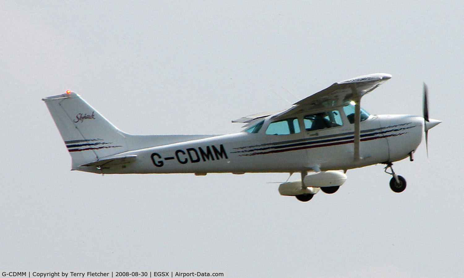 G-CDMM, 1982 Cessna 172P C/N 172-75124, Visitor to North Weald on RV Fly-in Day 2008