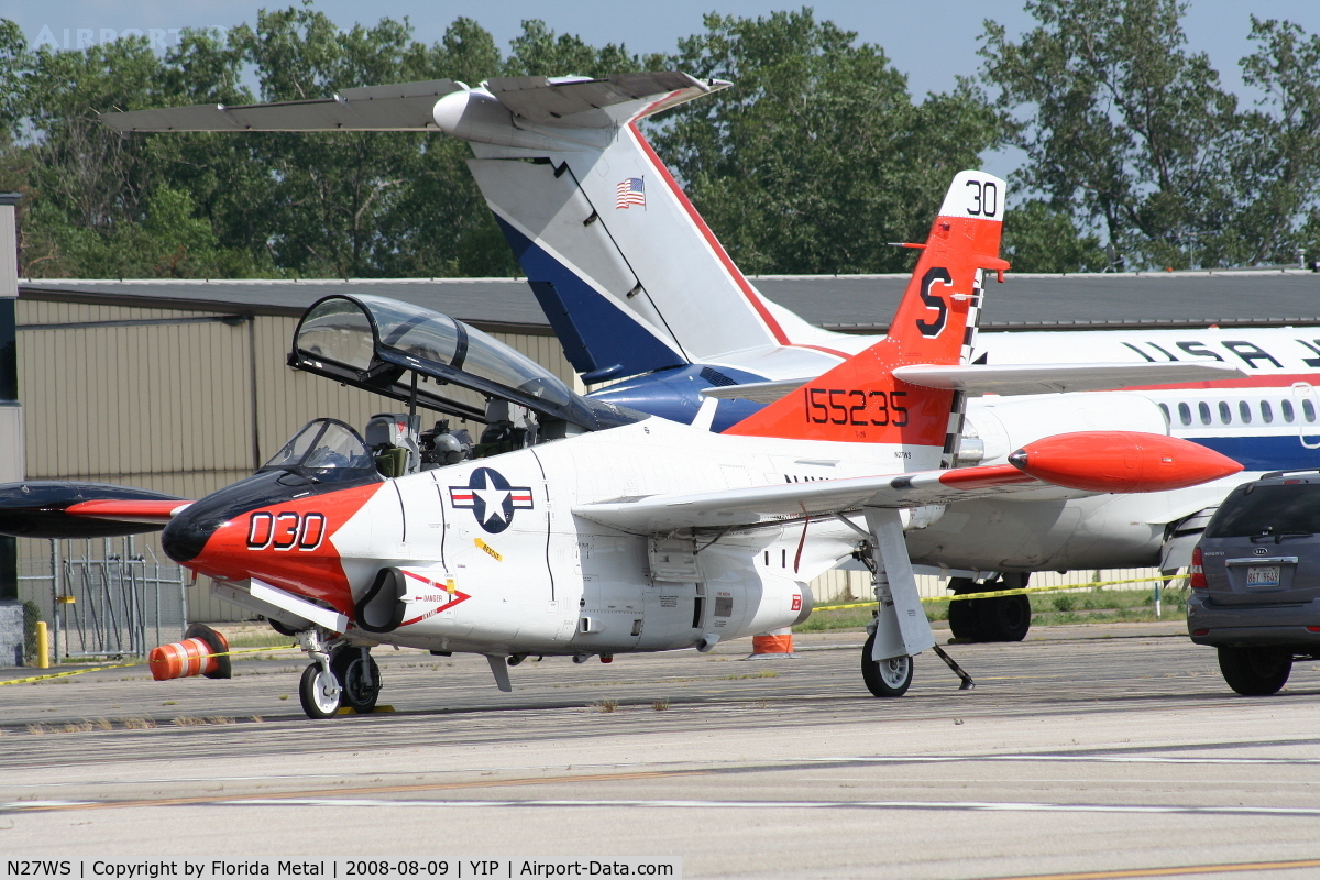 N27WS, North American T-2B Buckeye C/N 310-30, Collings Foundation T-2B Buckeye