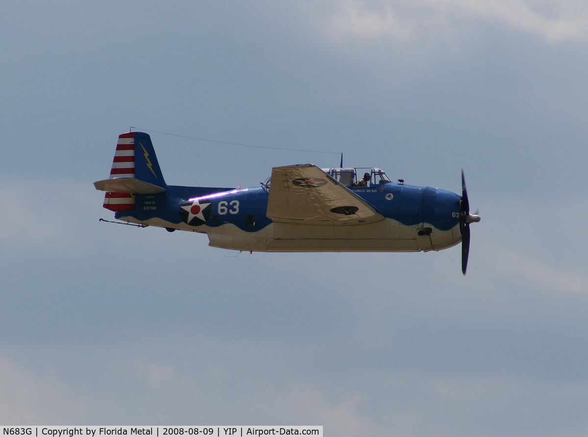 N683G, 1943 Grumman TBM-3E Avenger C/N 53768, Grumman TBM-3E Avenger