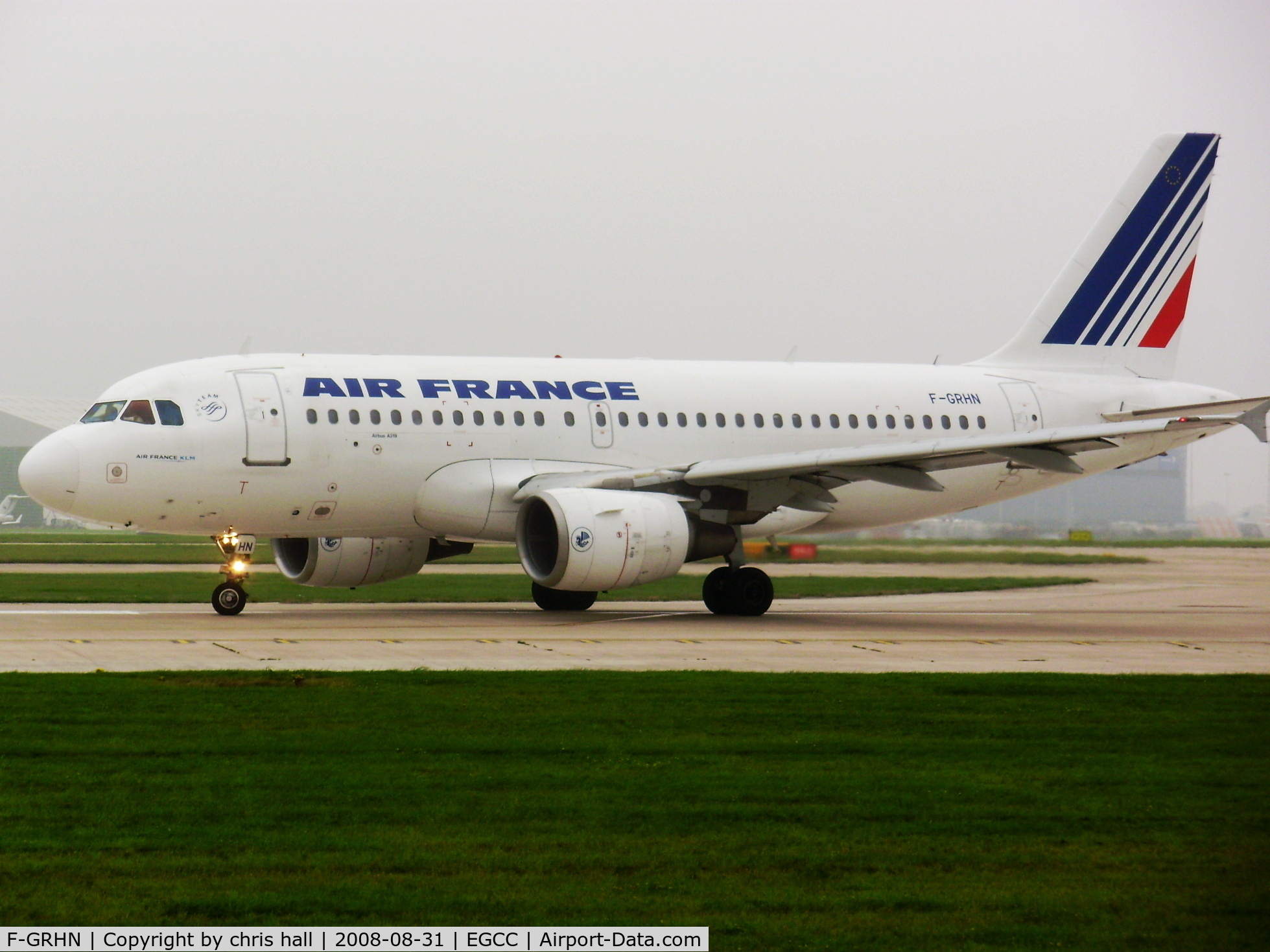 F-GRHN, 2000 Airbus A319-111 C/N 1267, Air France