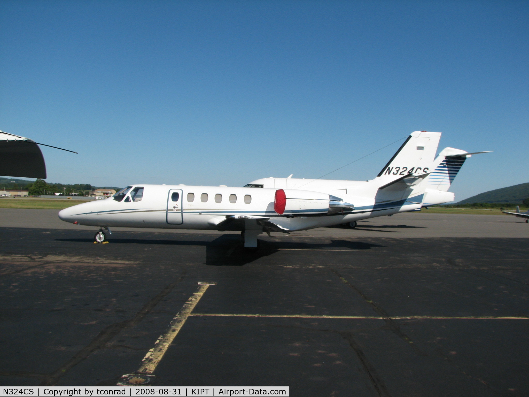 N324CS, 2003 Cessna 550B Citation Bravo C/N 550-1059, at Williamsport