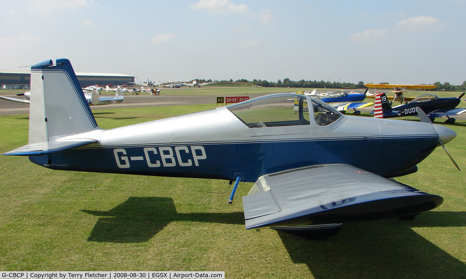 G-CBCP, 2003 Vans RV-6A C/N PFA 181A-13643, Participant in the 2008 RV Fly-in at North Weald Uk
