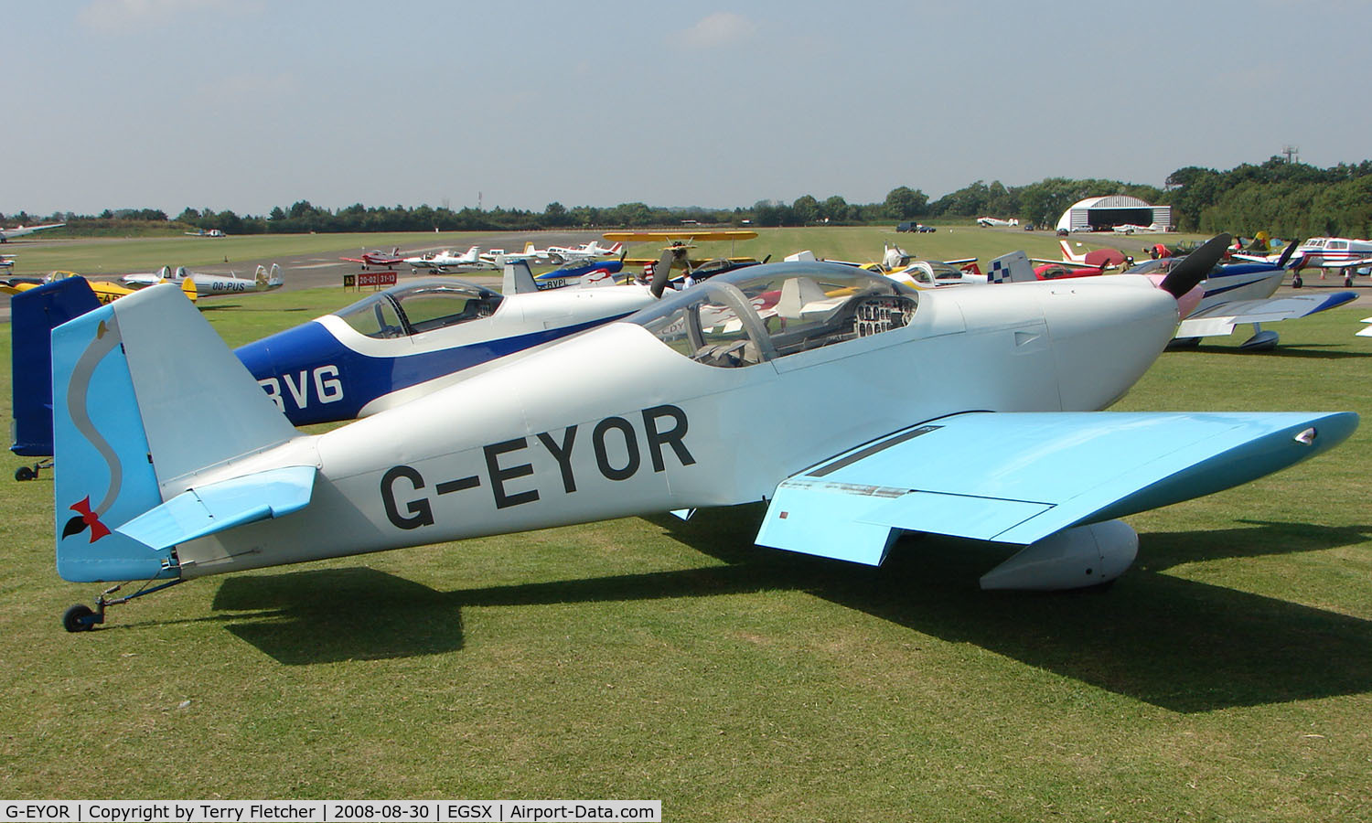 G-EYOR, 2001 Vans RV-6 C/N PFA 181A-13259, Participant in the 2008 RV Fly-in at North Weald Uk