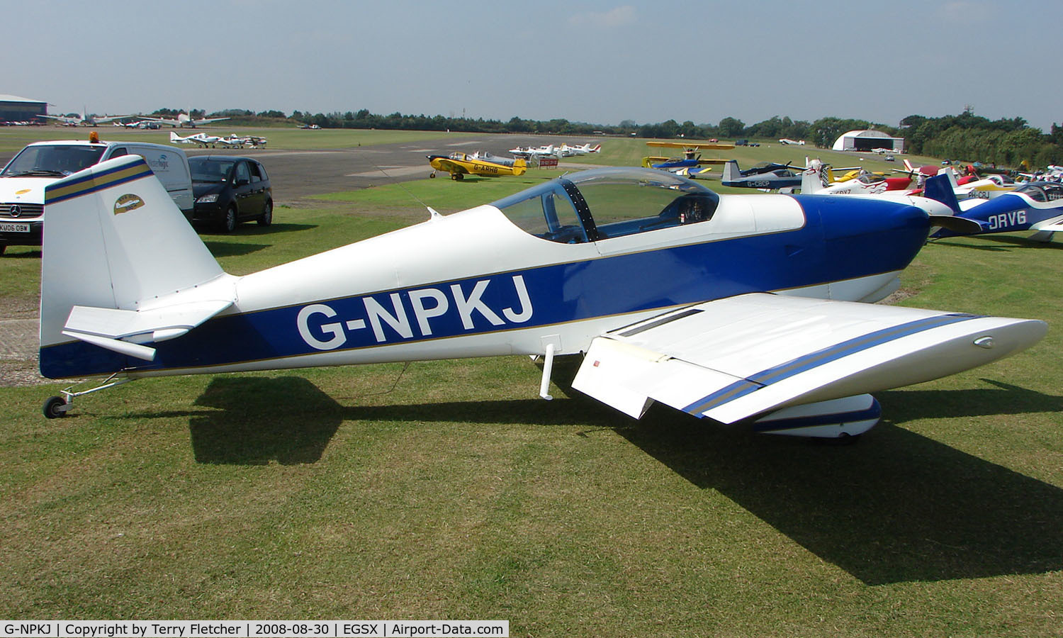 G-NPKJ, 1998 Vans RV-6 C/N PFA 181-13138, Participant in the 2008 RV Fly-in at North Weald Uk