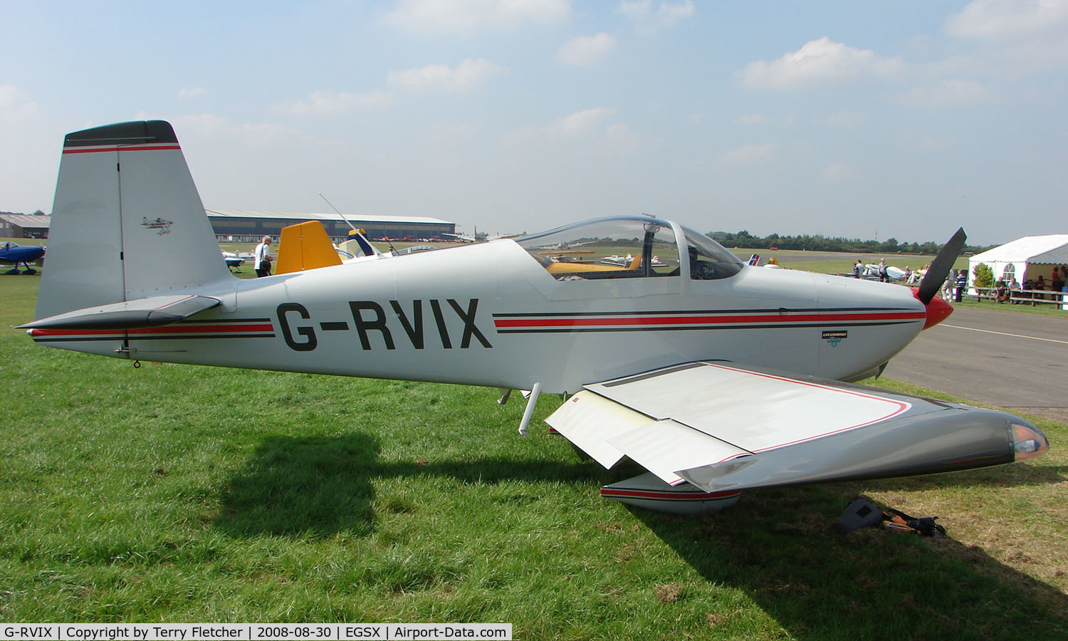 G-RVIX, 2004 Vans RV-9A C/N PFA 320-13779, Participant in the 2008 RV Fly-in at North Weald Uk