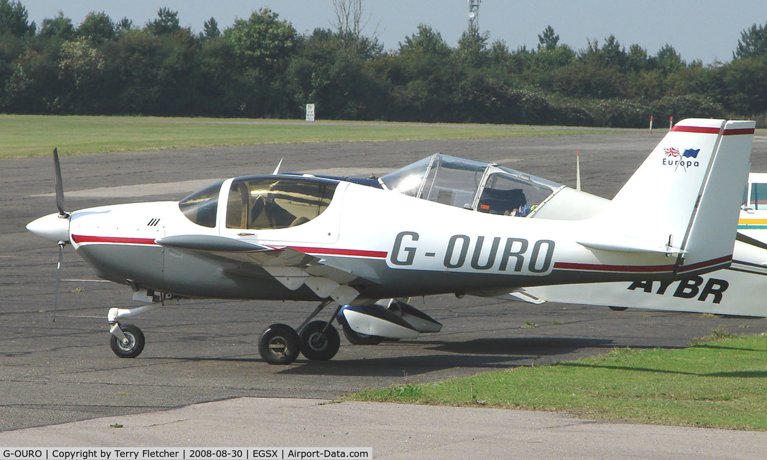 G-OURO, 1995 Europa Tri Gear C/N PFA 247-12522, 1995 Europa at North Weald