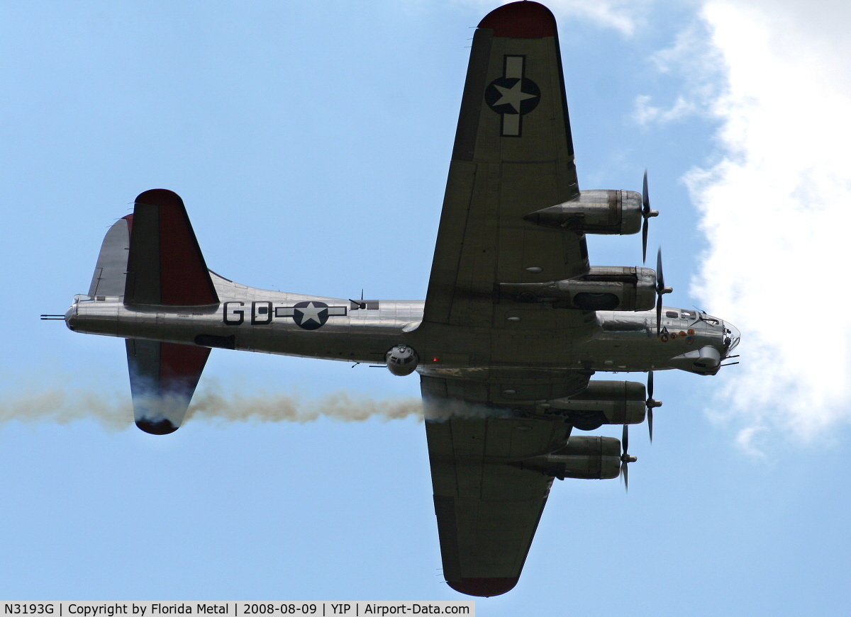 N3193G, 1944 Boeing B-17G Flying Fortress C/N 77255, B-17 Yankee Lady