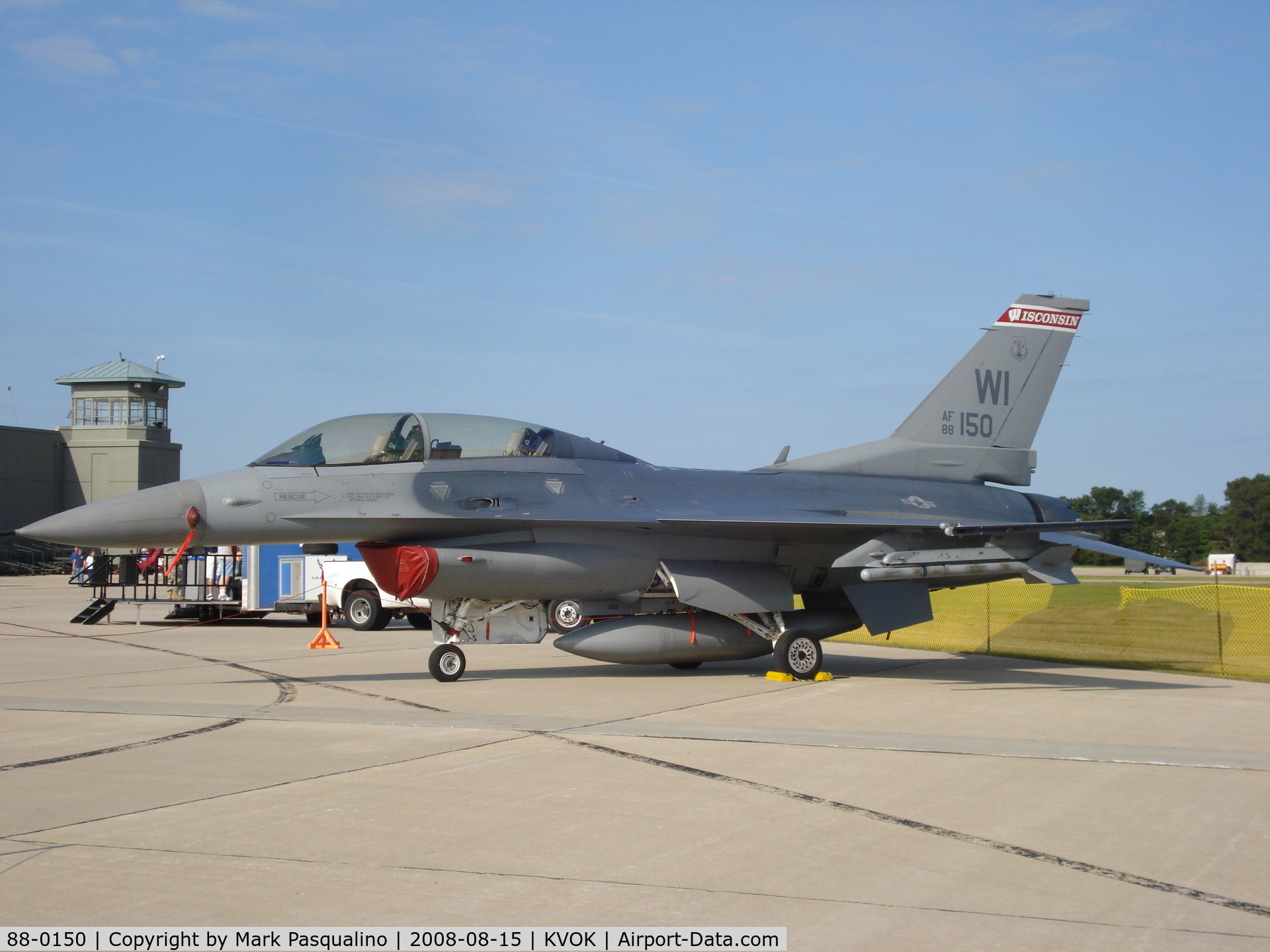 88-0150, 1988 General Dynamics F-16D Fighting Falcon C/N 5D-85, General Dynamics F-16D