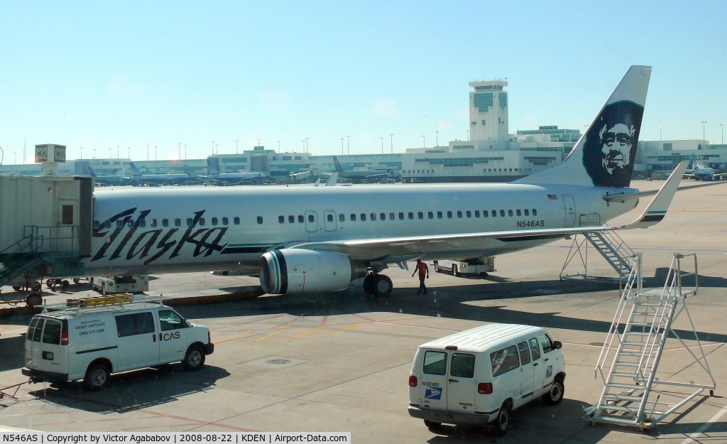 N546AS, 2005 Boeing 737-890 C/N 30022, At Denver