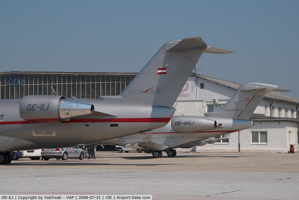OE-ILI, 2005 Bombardier Challenger 850 (CL-600-2B19) C/N 8048, Vistajet Regionaljet