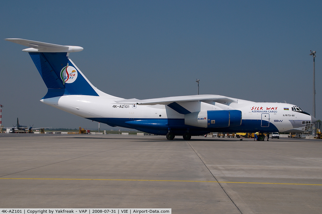 4K-AZ101, 1997 Ilyushin Il-76TD-90VD C/N 1063420716, Silkway Iljuschin 76