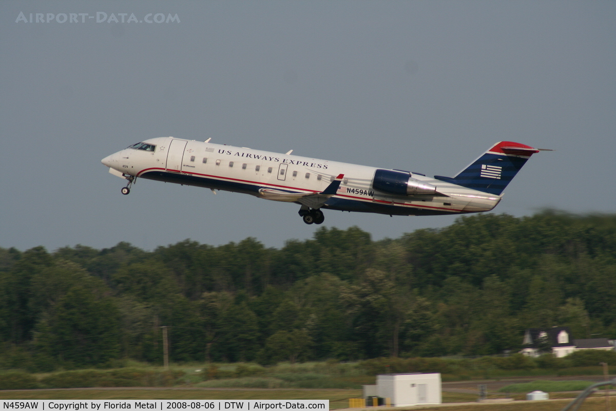 N459AW, 2003 Bombardier CRJ-200LR (CL-600-2B19) C/N 7863, Air Wisconsin US Airways Express CRJ-200