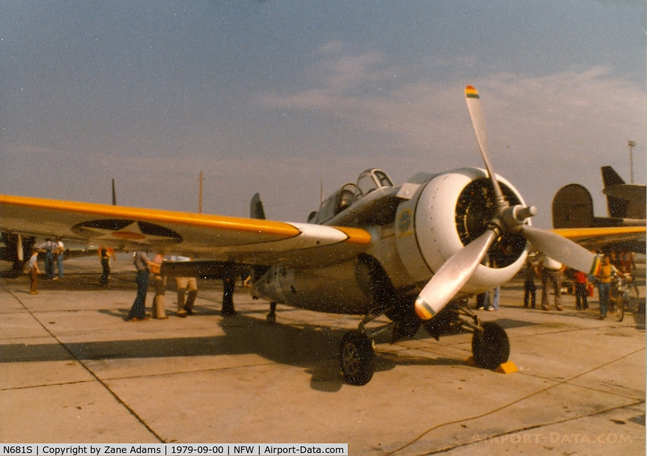 N681S, 1944 General Motors FM-2 Wildcat C/N Not found (USN55585), CAF Wildcat at Carswell AFB