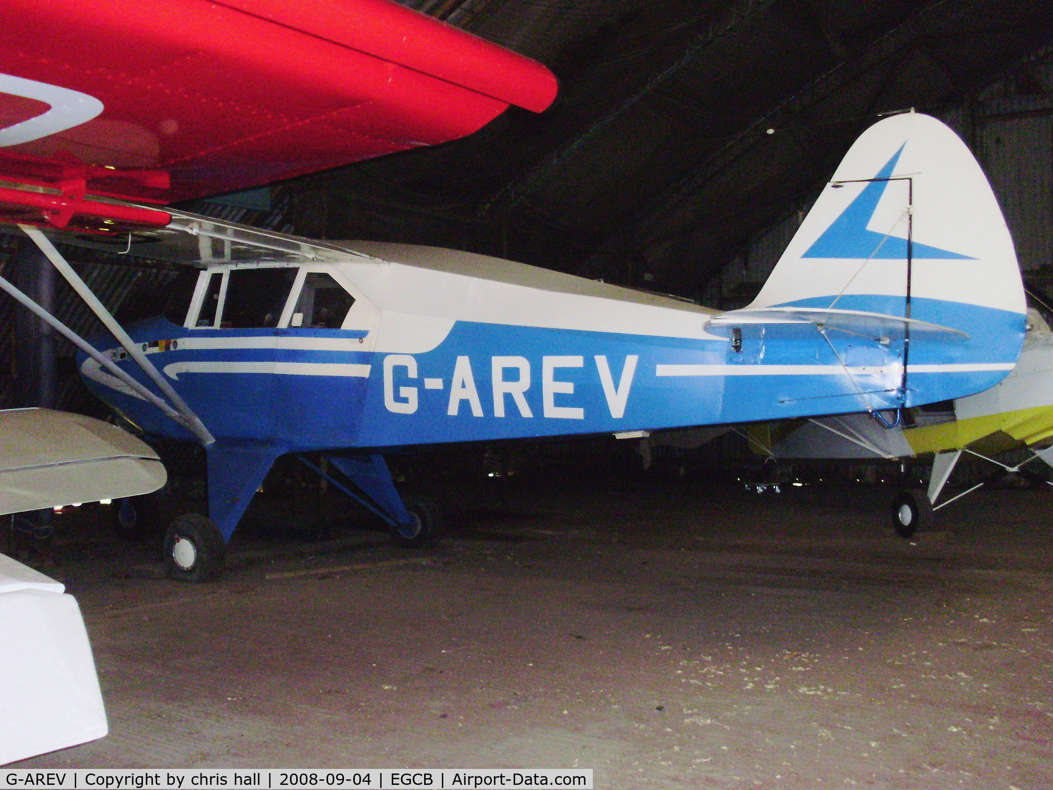 G-AREV, 1958 Piper PA-22-160 Tri Pacer C/N 22-6540, Previous ID: N9628D