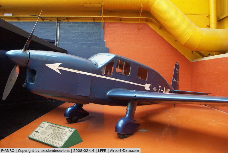 F-ANRO, Caudron C.635M Simoun C/N 15/7017, musée de l'Air et de l'Espace
