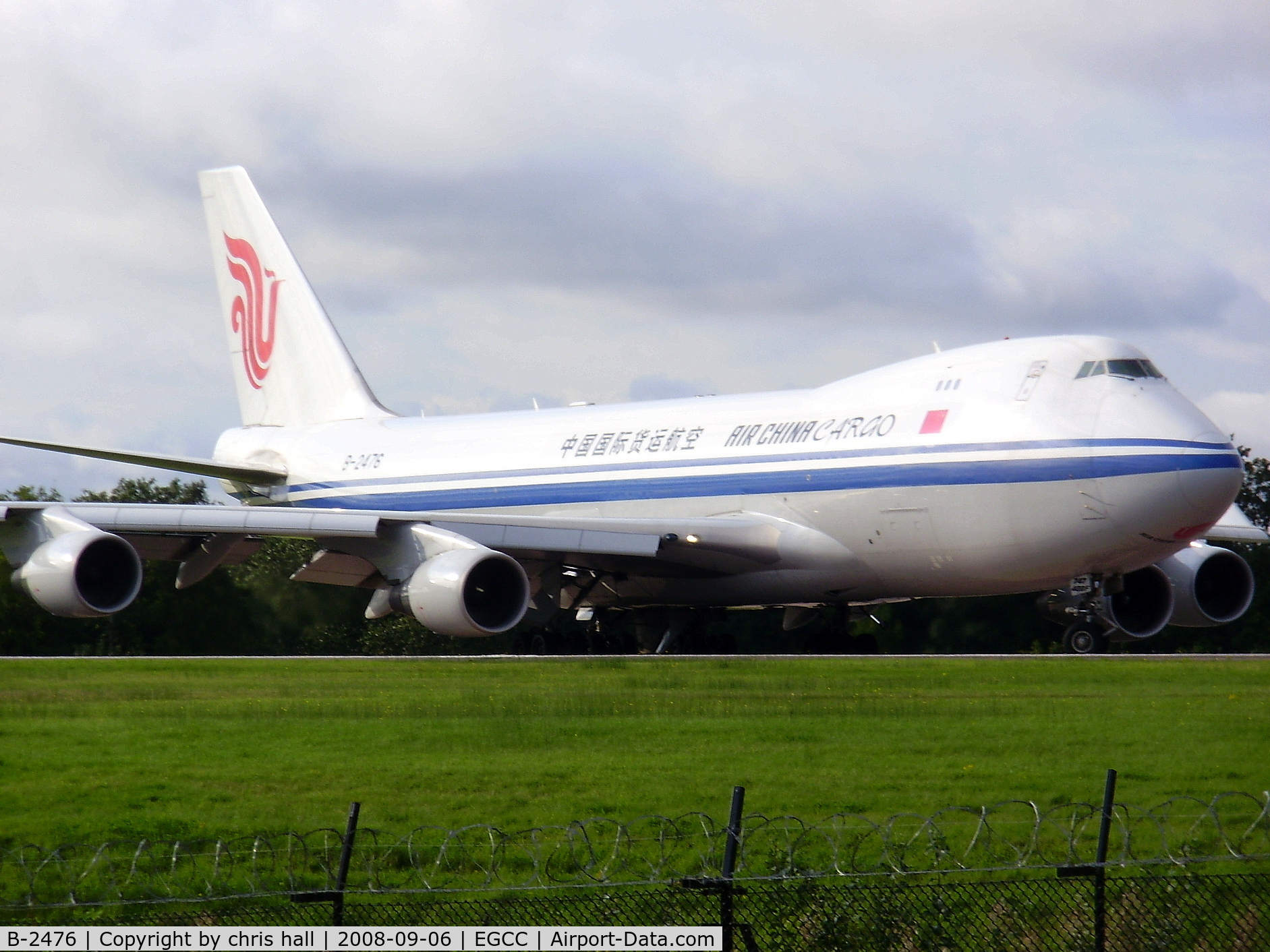B-2476, 2006 Boeing 747-4FTF/SCD C/N 34240/1373, Air China Cargo