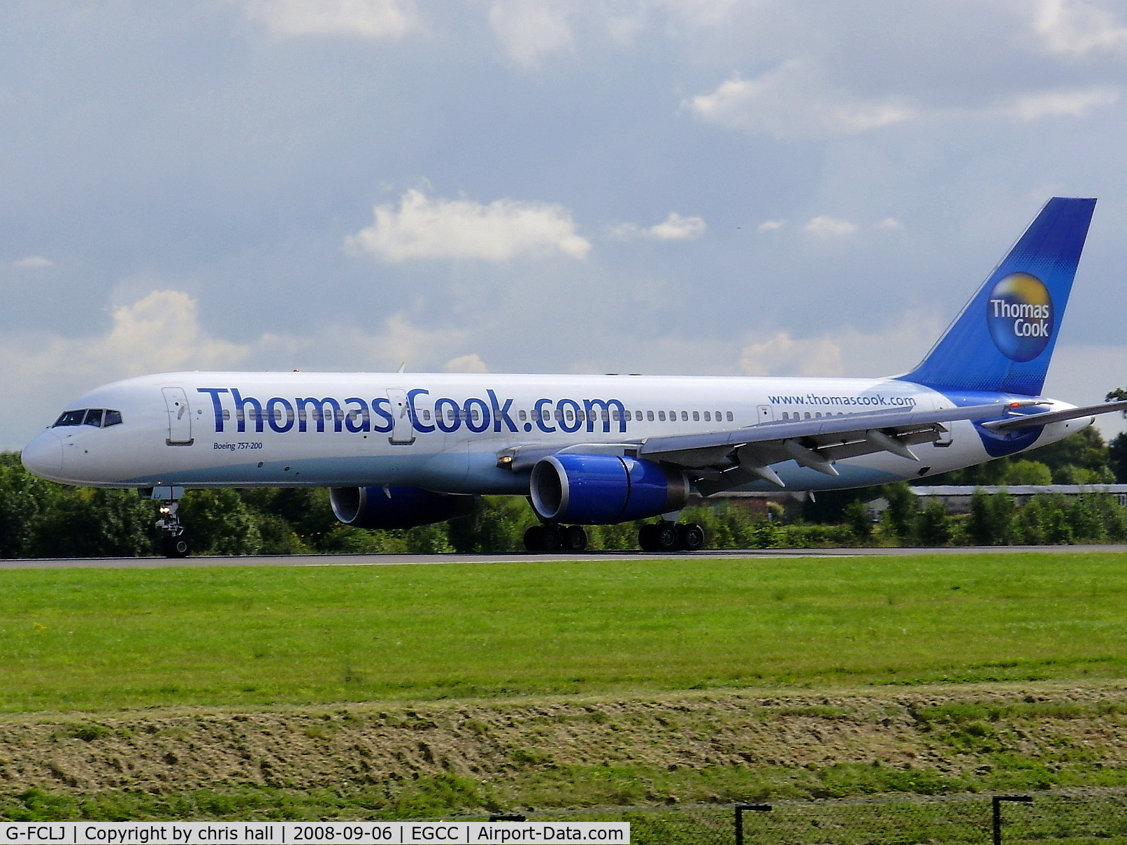 G-FCLJ, 1993 Boeing 757-2Y0 C/N 26160, Thomas Cook