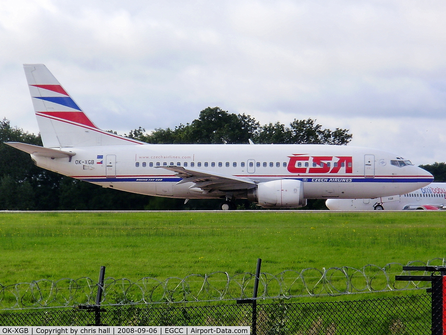 OK-XGB, 1992 Boeing 737-55S C/N 26540, Czech Airlines