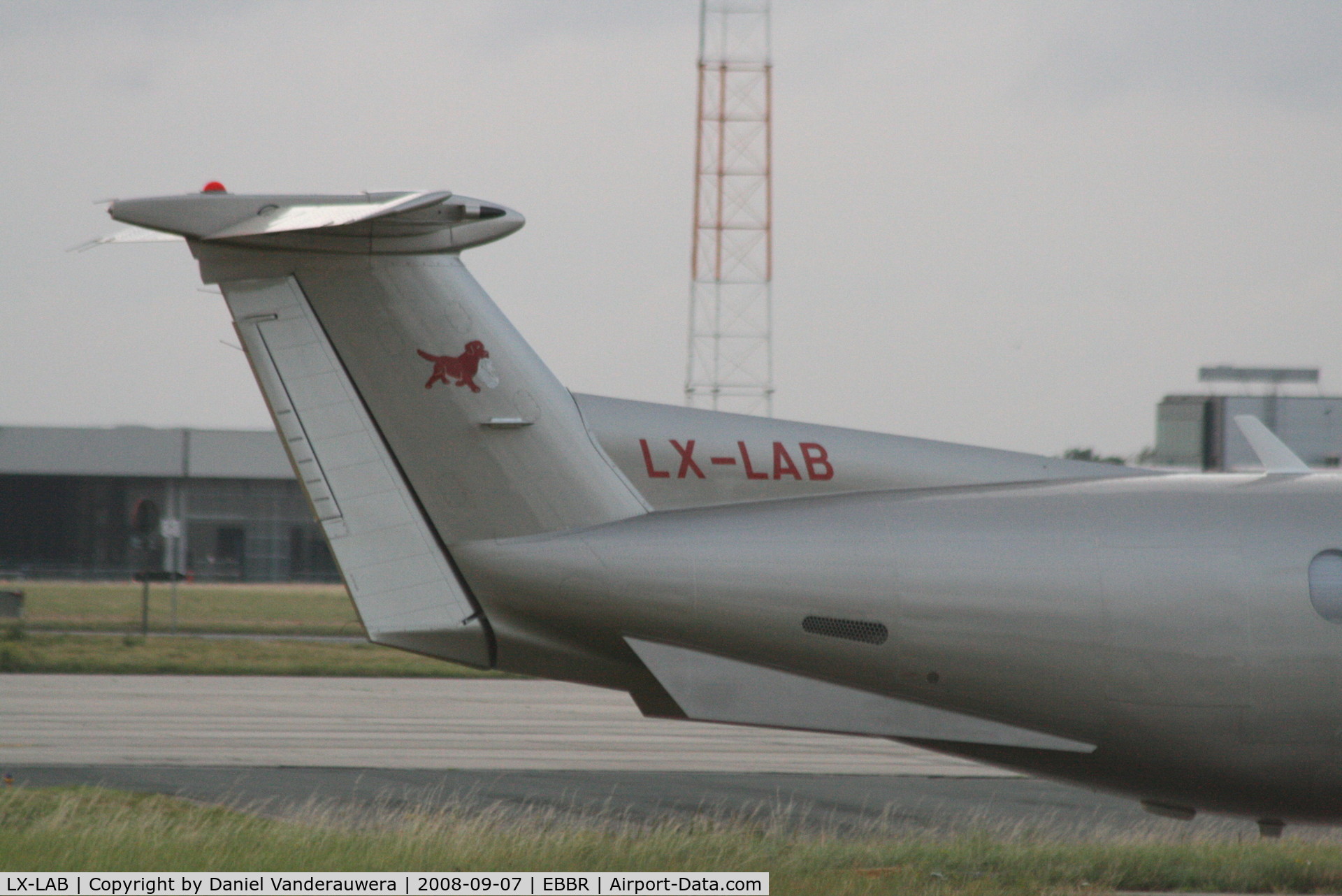 LX-LAB, 2003 Pilatus PC-12/45 C/N 531, tail