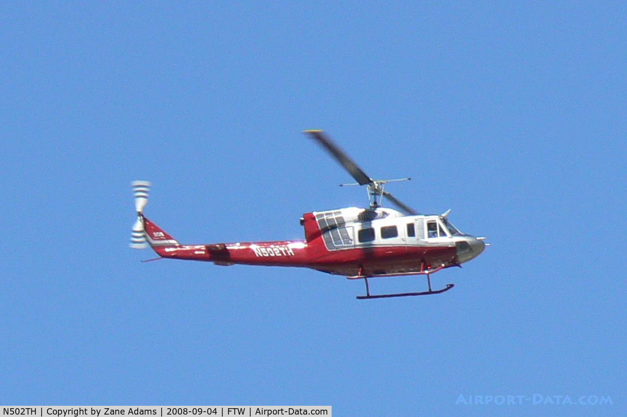 N502TH, Bell 205A-1 C/N 30030, In bound for Meacham Field